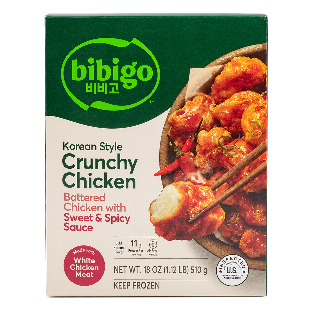 CJ BIBIGO Korean Crunchy Chicken With Sweet & Spicy Sauce
