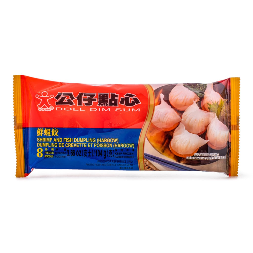 Doll Dim Sum Shrimp and Fish Dumplings, Frozen 8pc 104.00 g