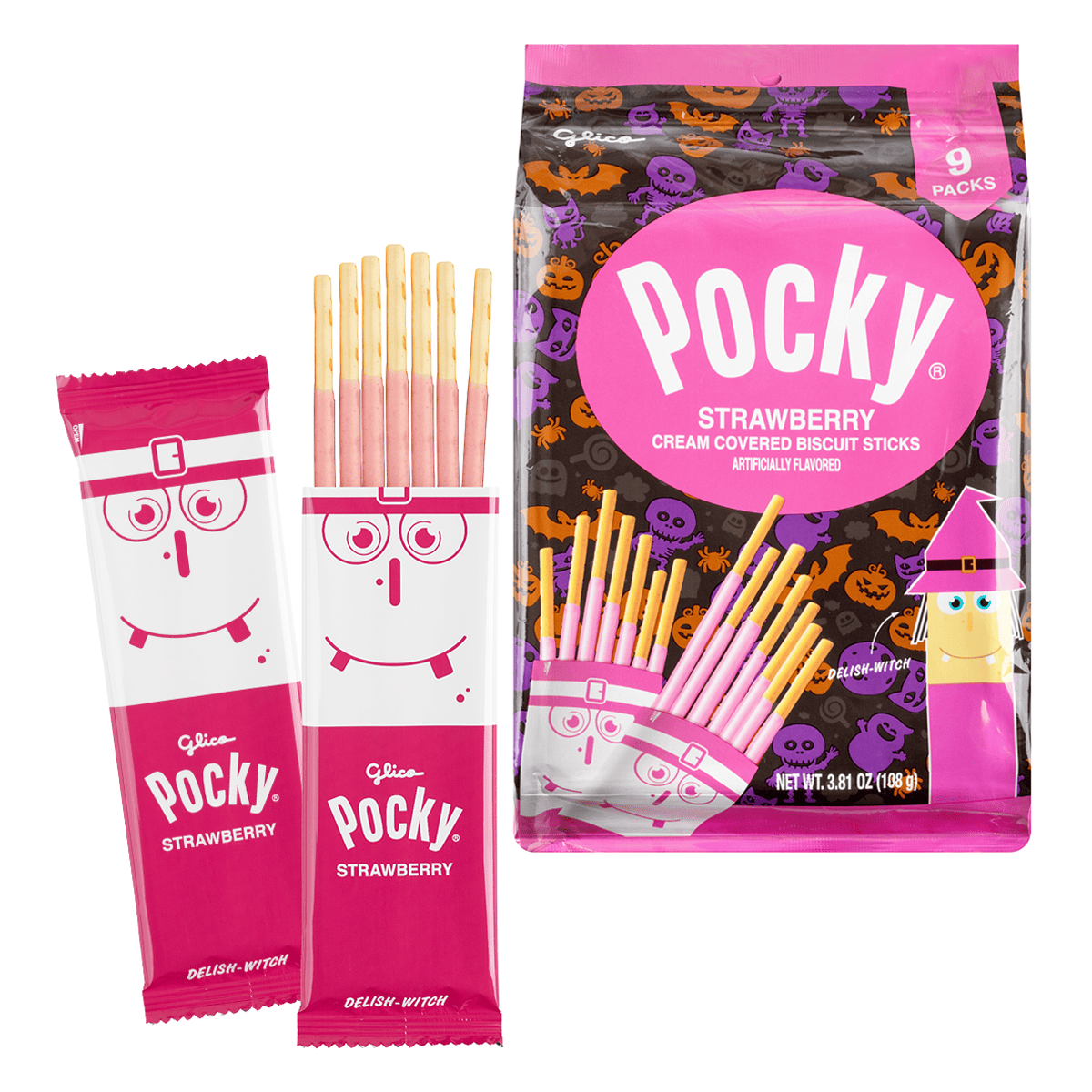 Glico Halloween Pocky Strawberry
