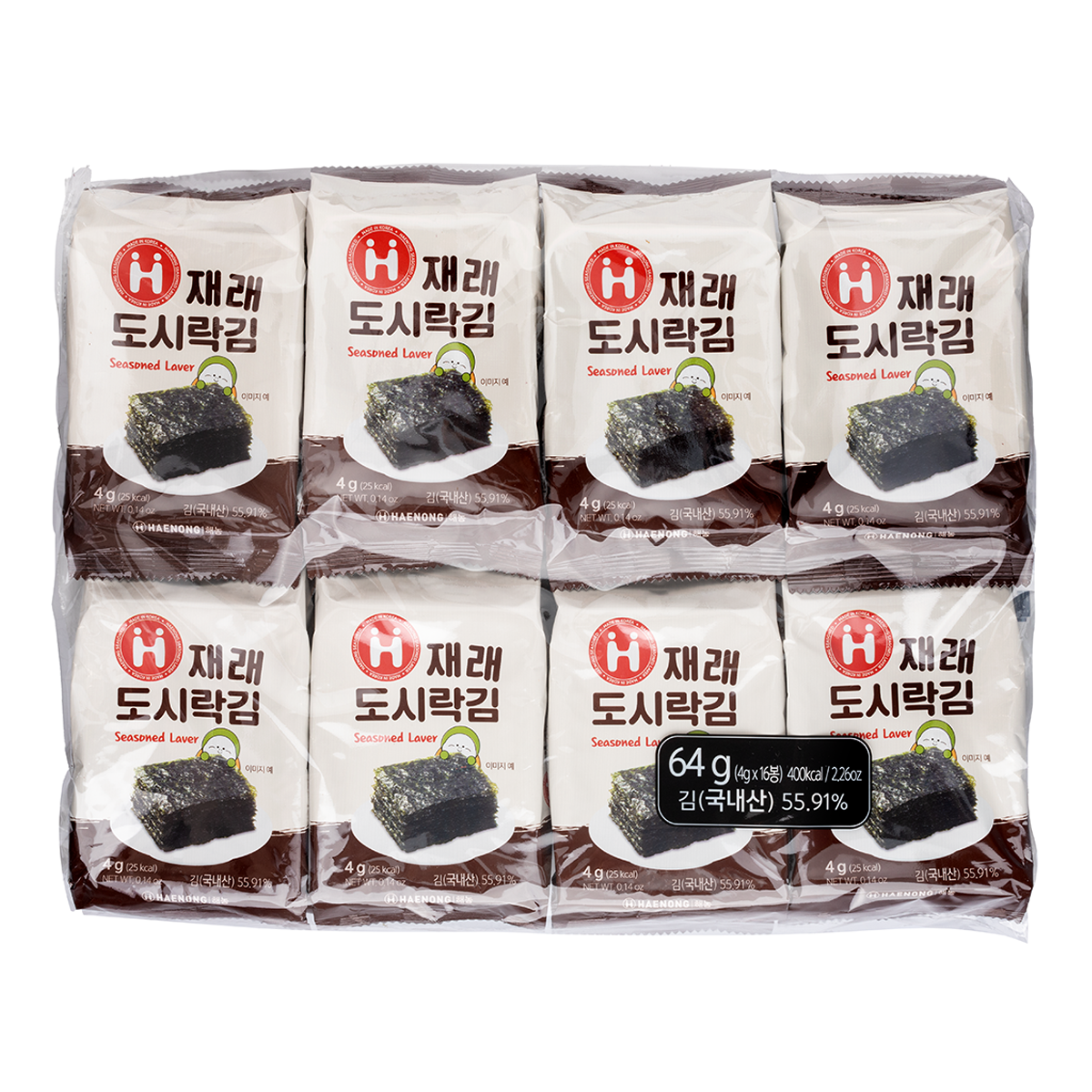 Haenong Seasoned Laver 4 g*16 each