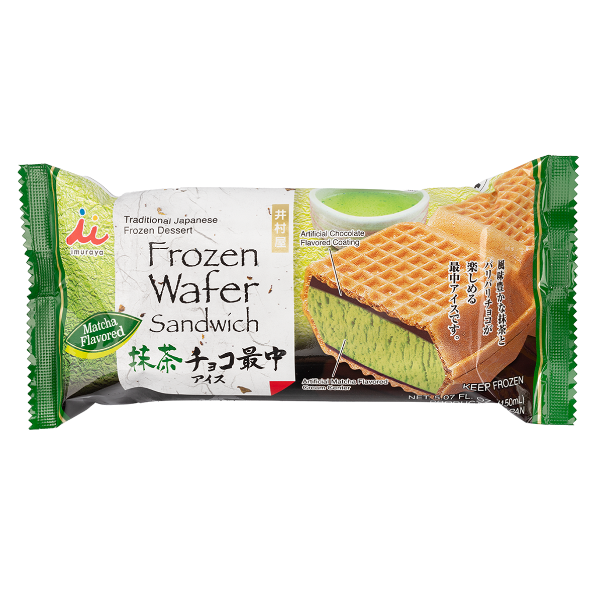 Imuraya Monaka 1P Matcha