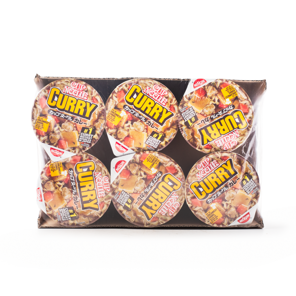 Nissin Cup Noodle Bowl Curry 6P