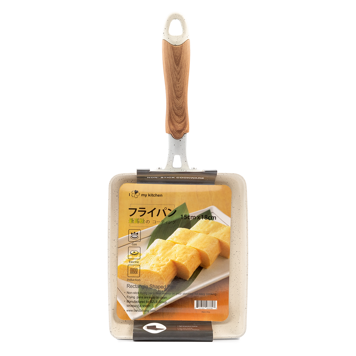 Square egg pan