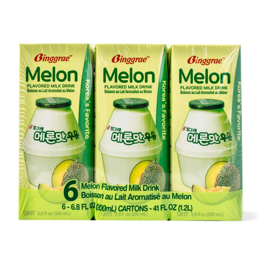 [Binggrae] Milk Drink (Melon) 200ml x 6ct
