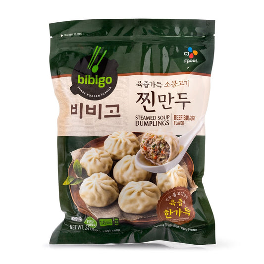 CJ BIBIGO BEEF BULGOGI STEAMED SOUP DUMPLING
