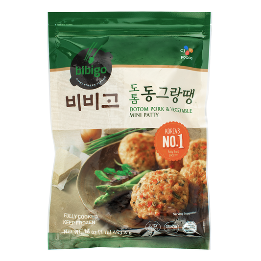 CJ BIBIGO Dotom Pork & Vegetable Mini Patty