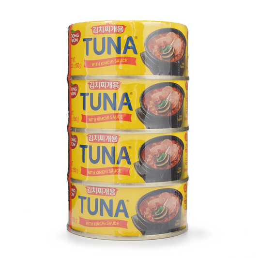 Dongwon Canned tuna with Kimchi stew sauce (150G*4)