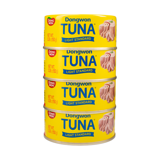 Dongwon Light standard canned tuna in oil (150G*4)