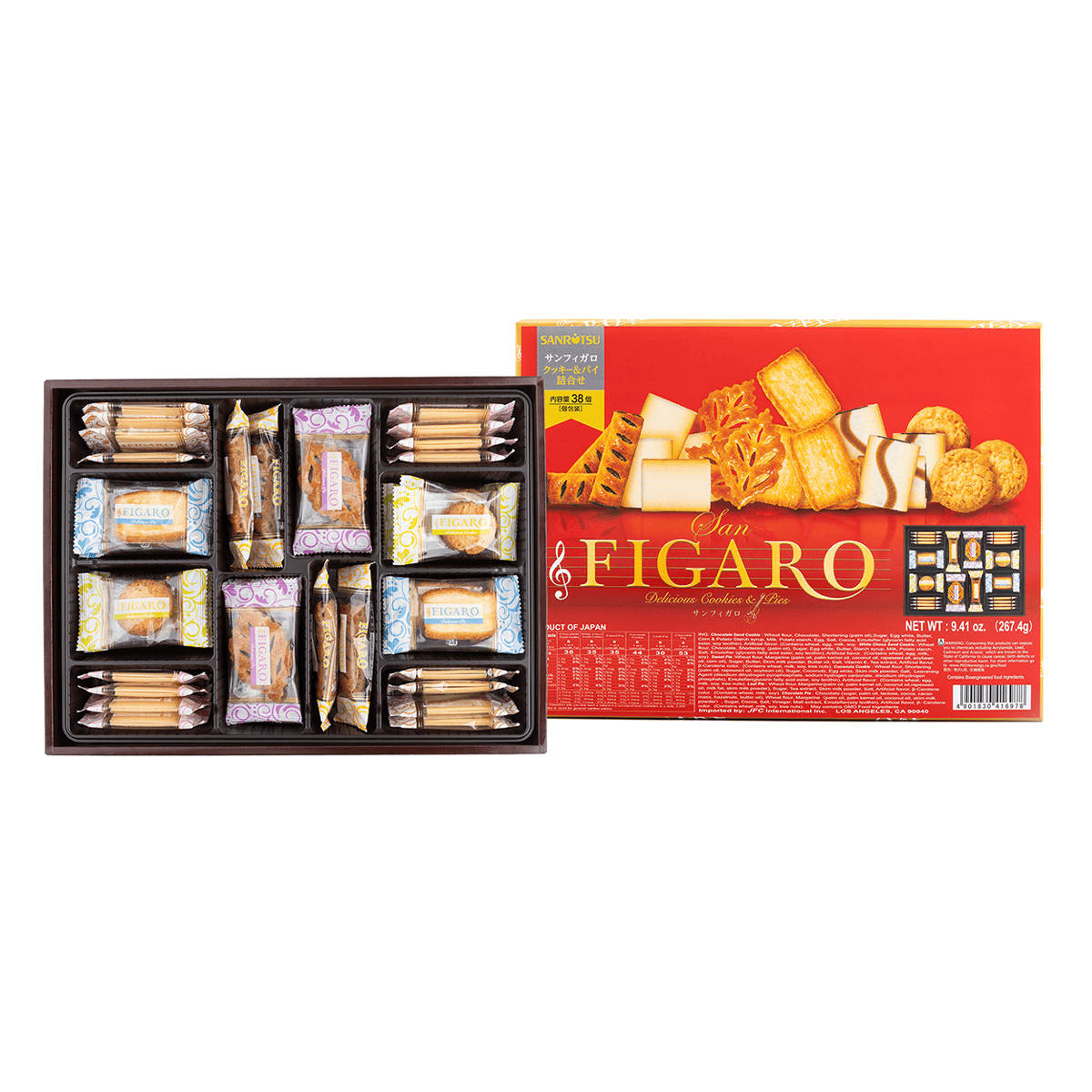 [Gift] Sanritsu San Figaro Cookies and Pies Red Large