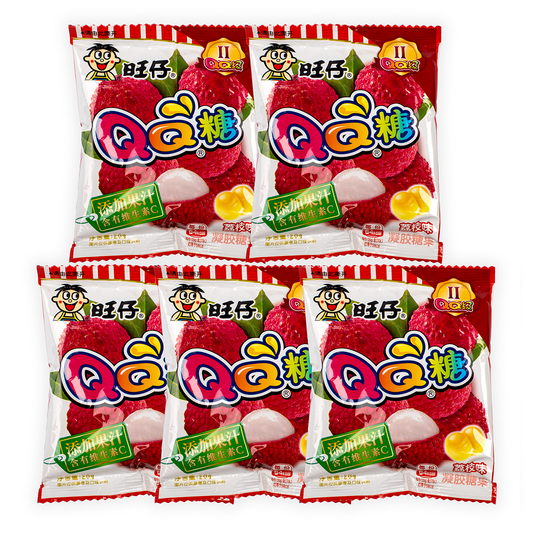 Gummy Candy Lychee Flavor 5 Bags Per Pack
