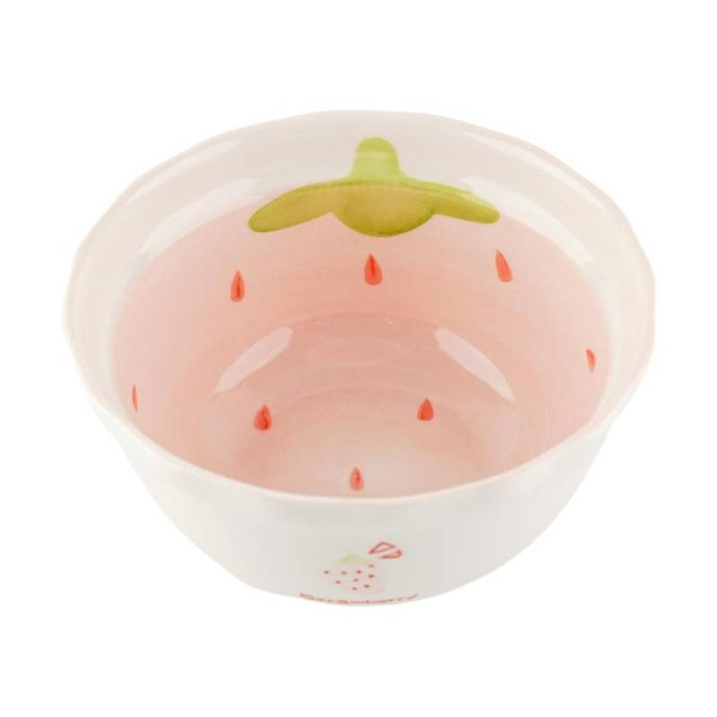 Modern Housewife Strawberry Collection Rice Bowl, 4.75