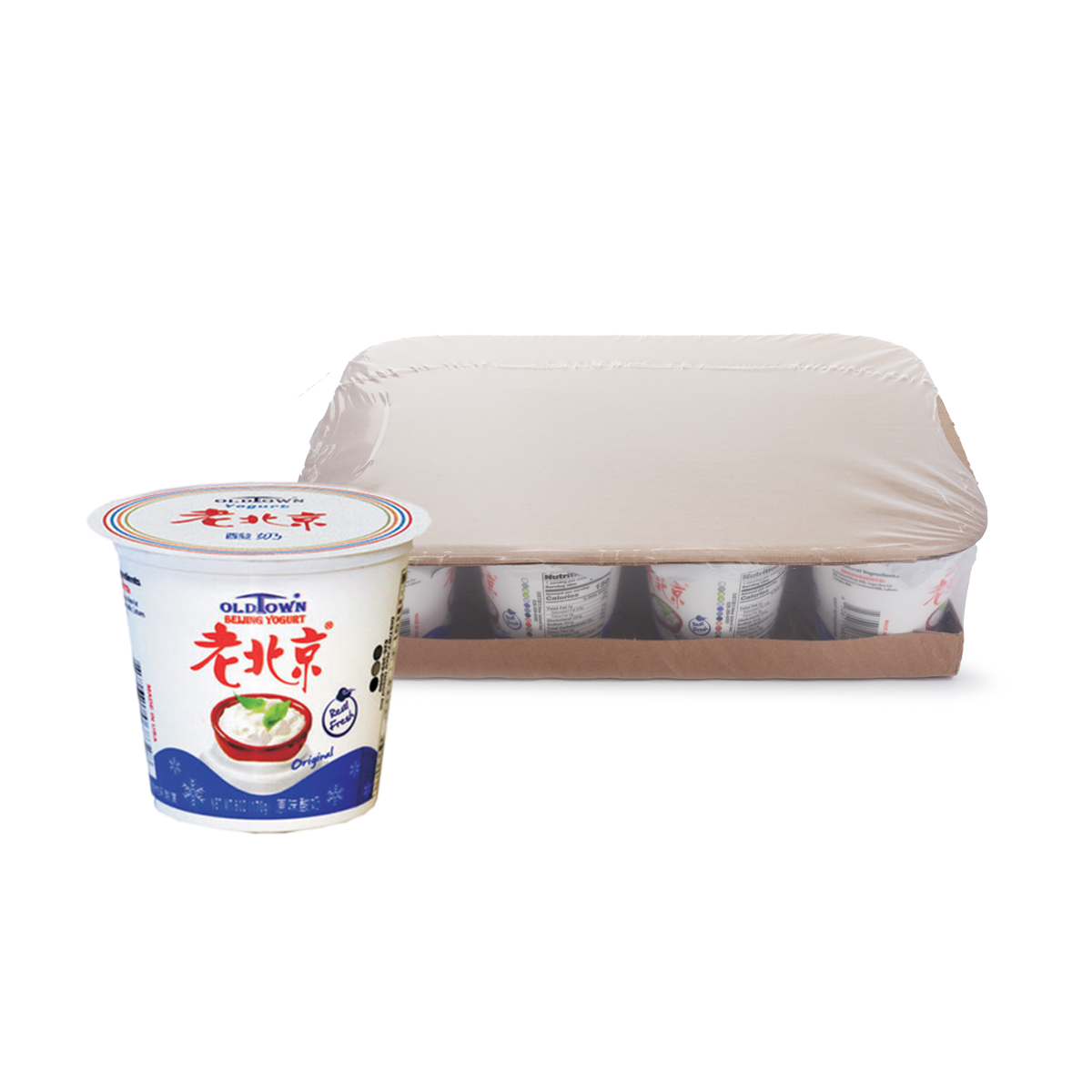 【OLD TOWN】BEIJING YOGURT(Plain) (12 cups / box)