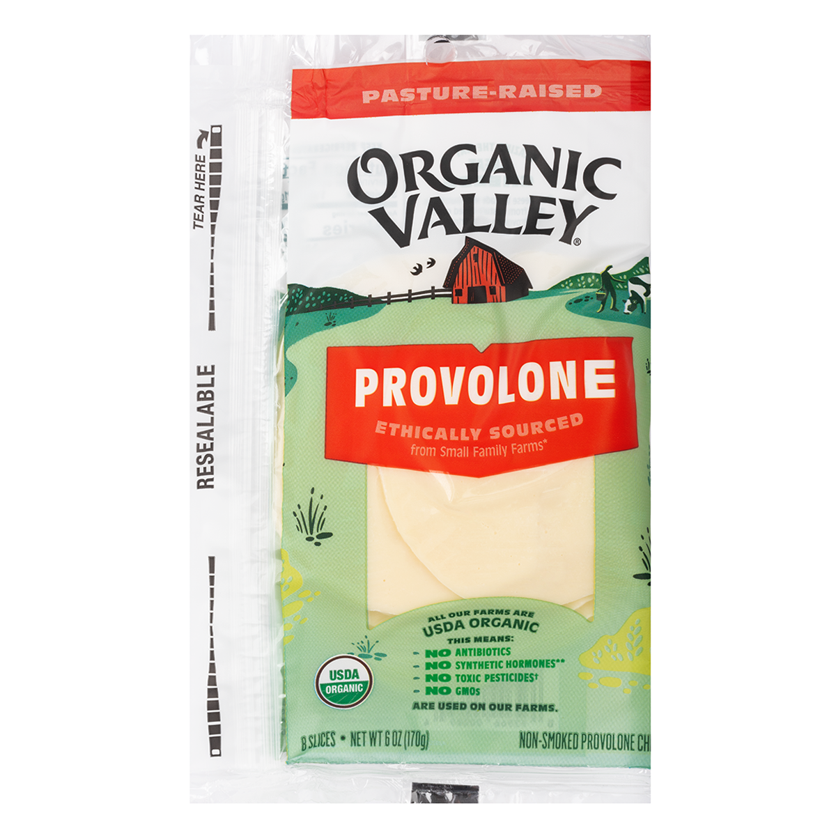 ORGANIC VALLEY Provolone Sliced