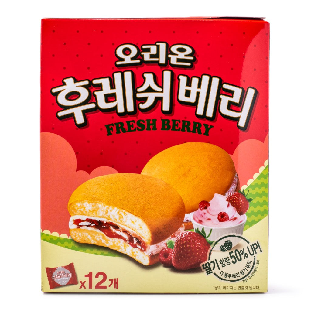[Orion] Freshberry Pie (Strawberry) 224g x 12pcs