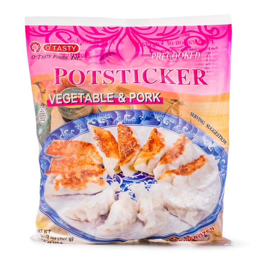 O'Tasty Precooked Vegetable and Pork Potstickers, Frozen 2.00 lb