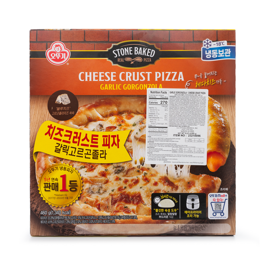OTTOGI GARLIC GORGONZOLA / CHEESE CRUST PIZZA 460g