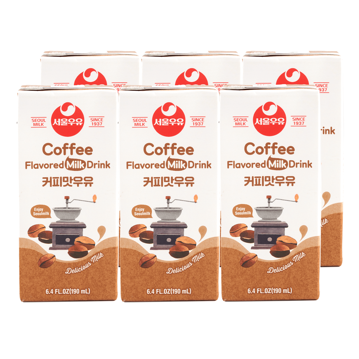 [Seoul Milk] Coffee Milk 190ml/6