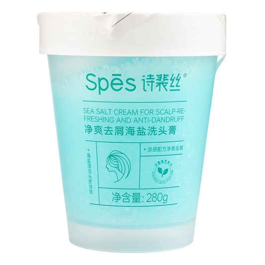 SPES Sea Salt Cream For Scalp Refreshing and Anti-dandruff Shampoo