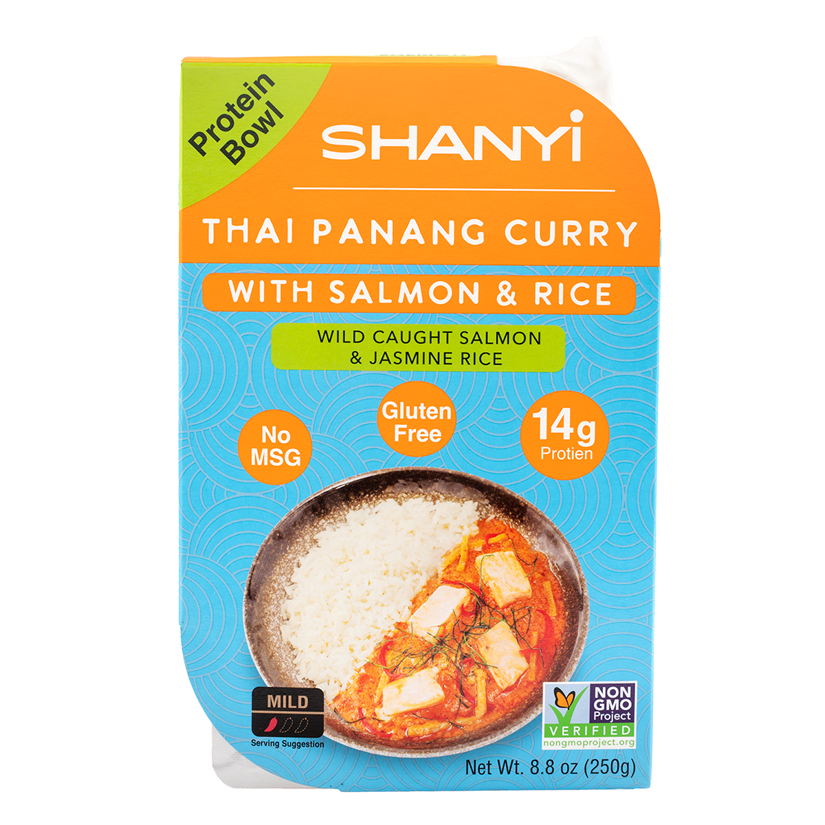 Thai Panang Curry with Salmon and Jasmine Rice