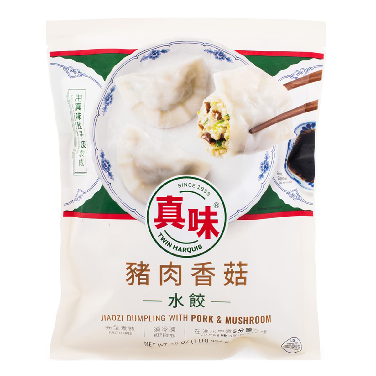 TM Jiaozi Dumpling With Pork & Mushroom