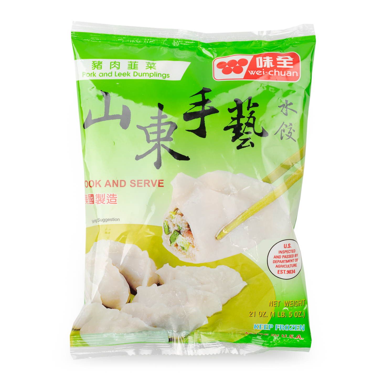 Wei-Chuan Pork and Leek Dumplings Frozen 21.00 oz