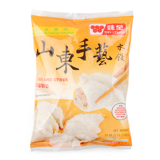 Wei Chuan Pork, Corn, and Cabbage Dumplings Frozen 21.00 oz