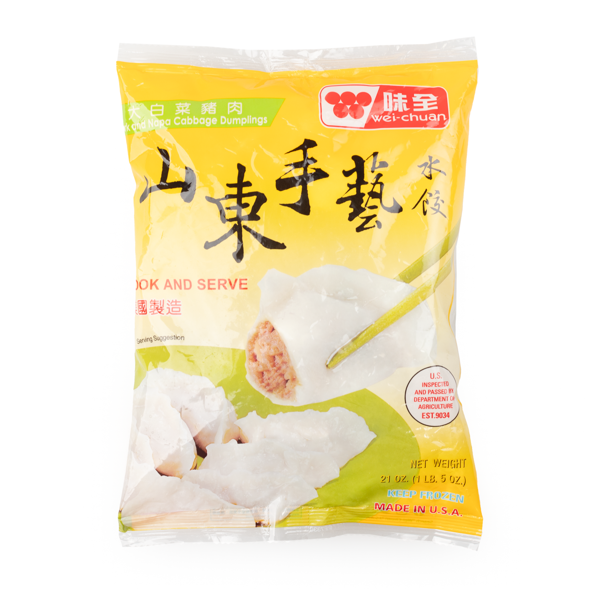 Wei-Chuan Pork with Napa Cabbage Dumpling Frozen 21.00 oz